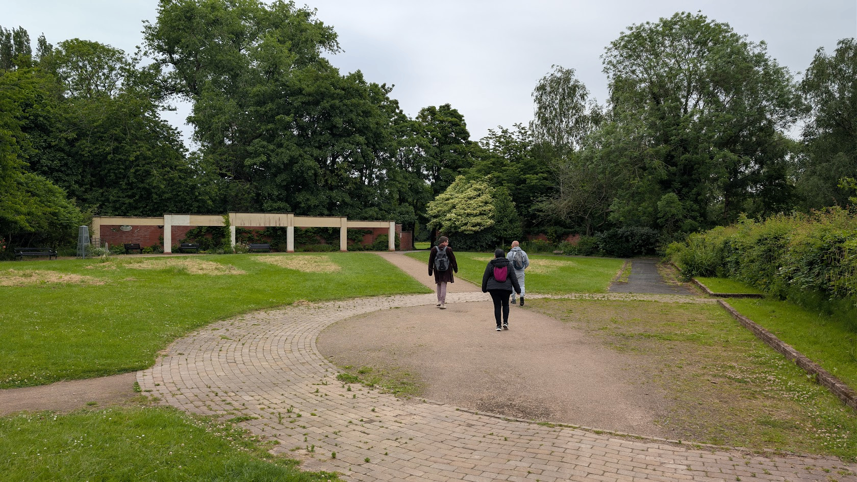 ADHD Unite group walking through Longford Park