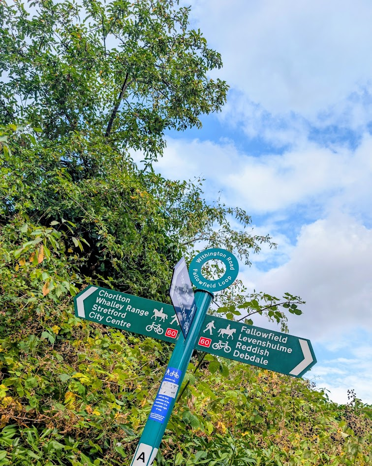 Fallowfield Loop signpost