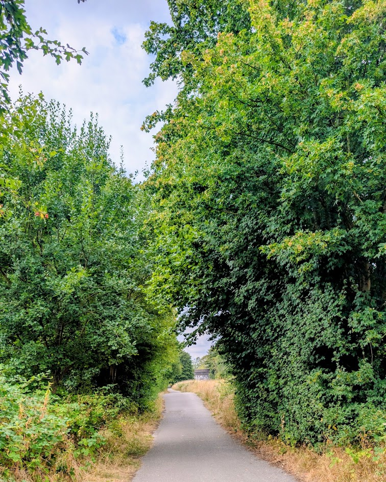 Leafy walking route along the Fallowfield Loop